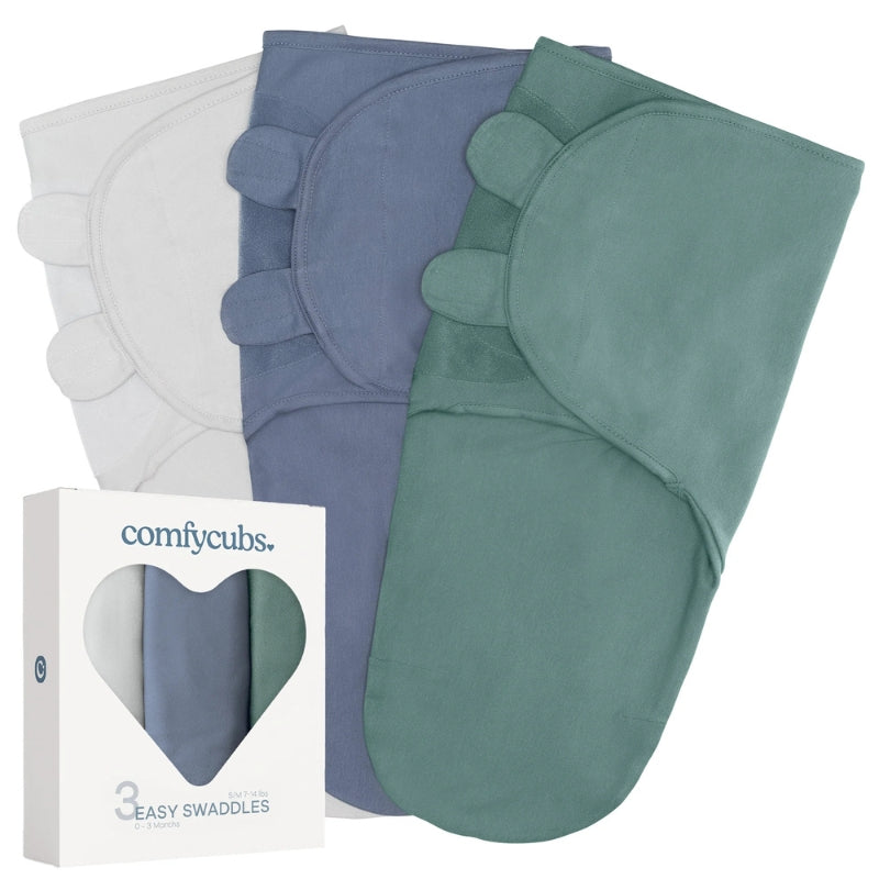 Easy Swaddle Blankets - 3 Pack