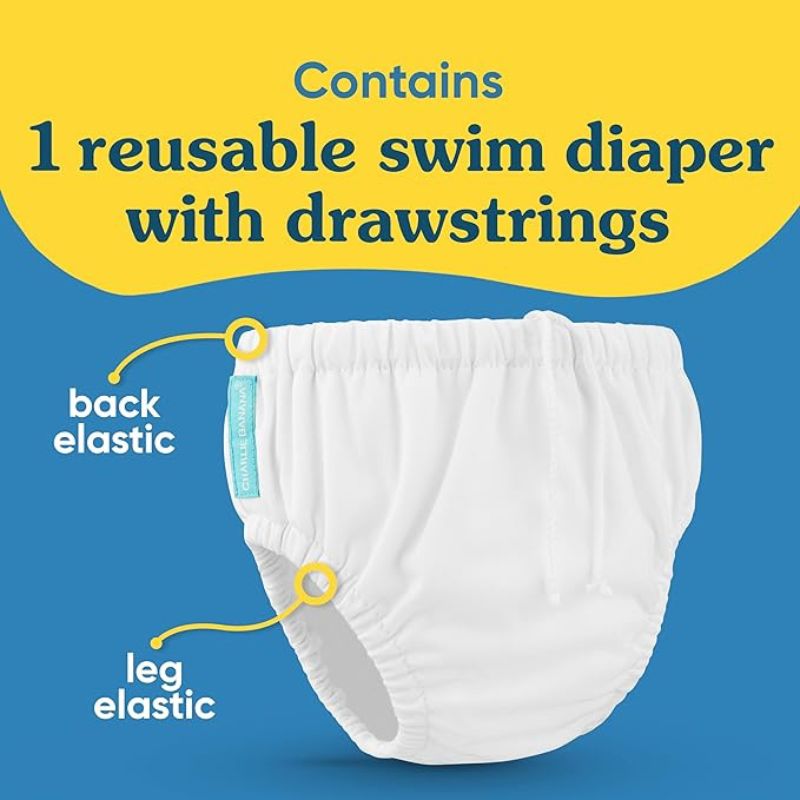 Reusable Swim Diaper with Drawstring