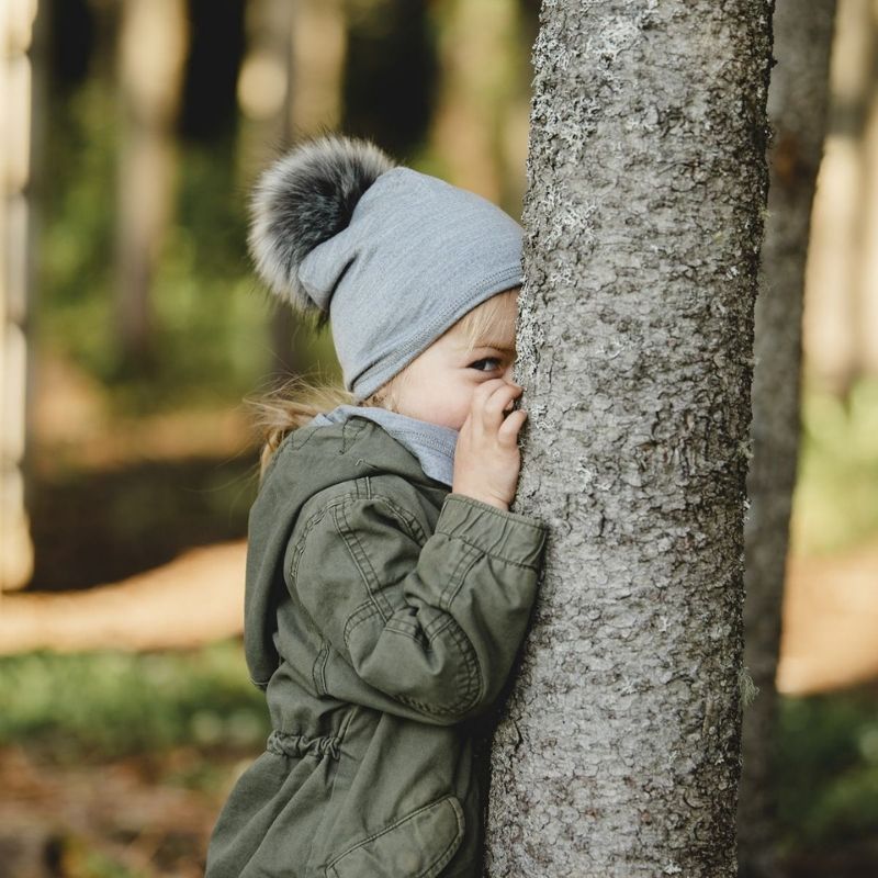 Merino Pom Pom Hat