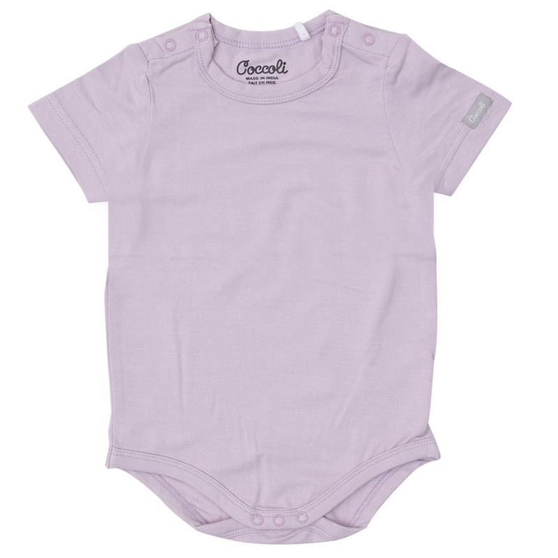 Short Sleeve Bodysuit Lavender Fog