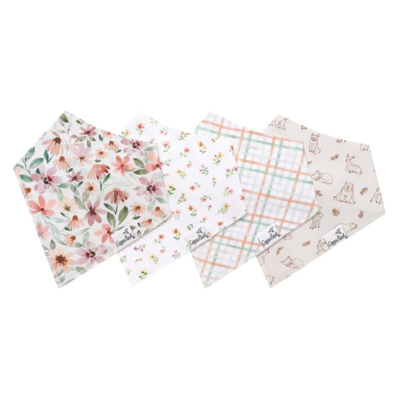 Bandana Drool Bibs - 4 Pack