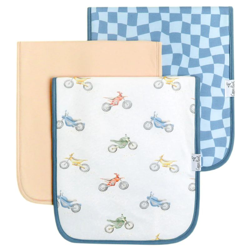 Premium Burp Cloths - 3 Pack