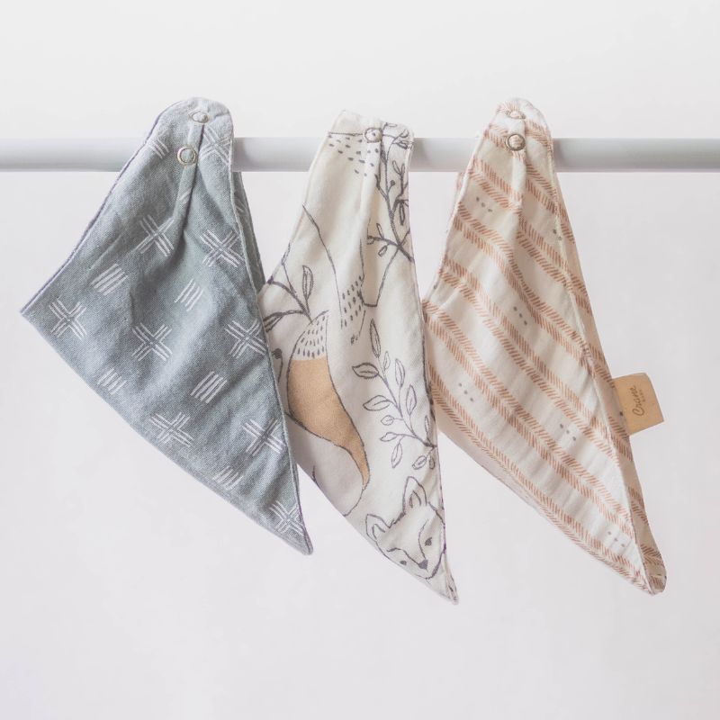 Muslin Bib Set - 3 Pack