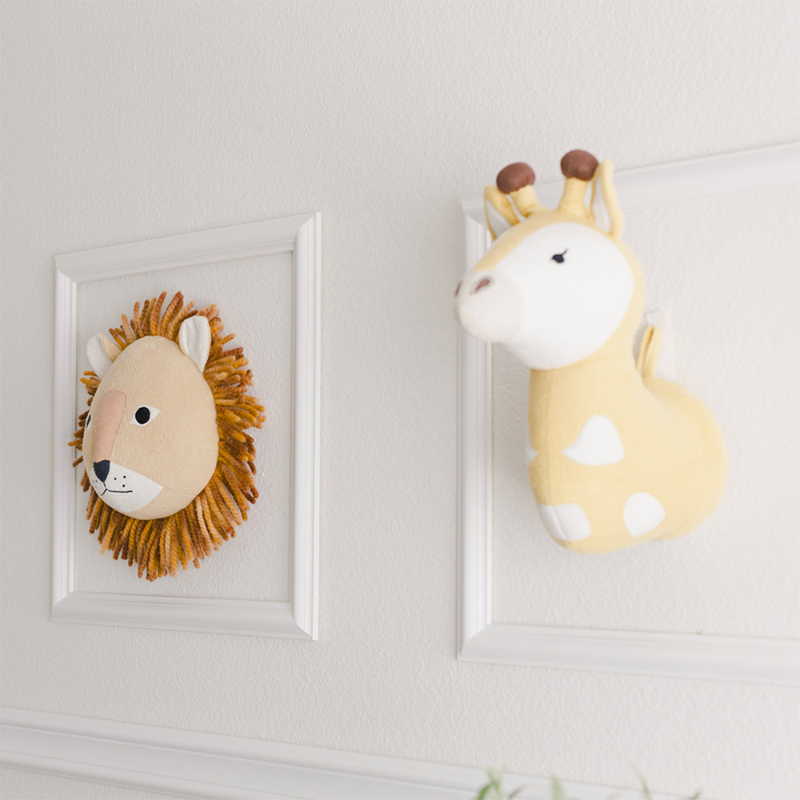 Plush Animal Wall Decor