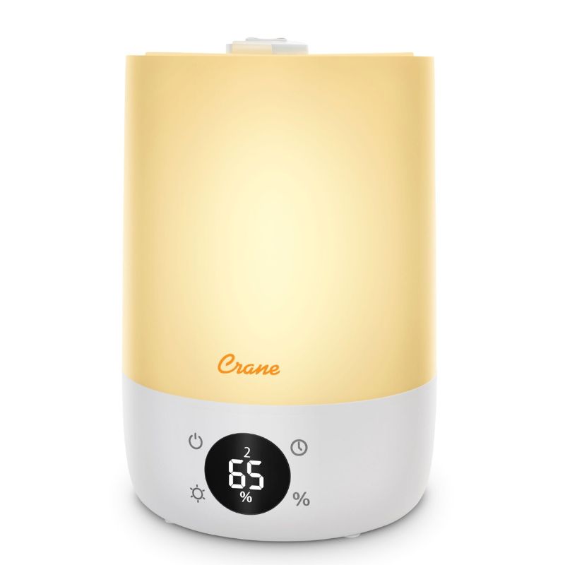 Cool Mist Humidifier – 1.2 Gallon with Sleep Support Light & Essential Oil Tray