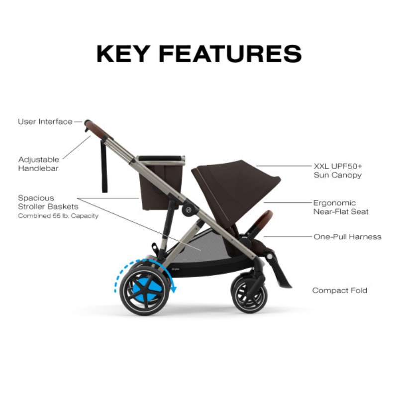 e-Gazelle S Electric Stroller