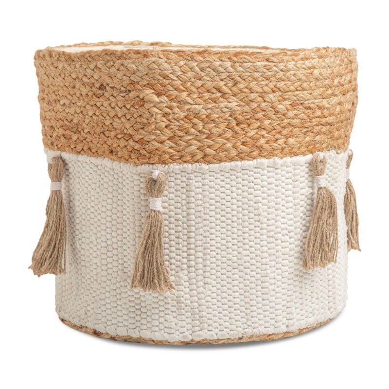 Ezra Cotton + Jute Storage Bin