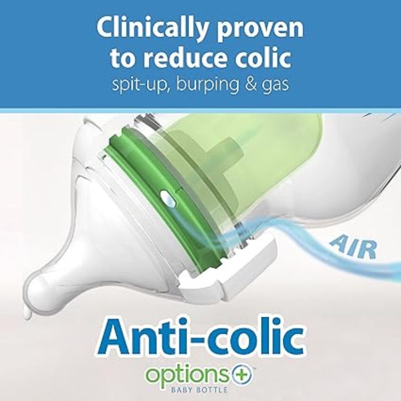 Options+ 5oz Wide-Neck Bottle - 3pk