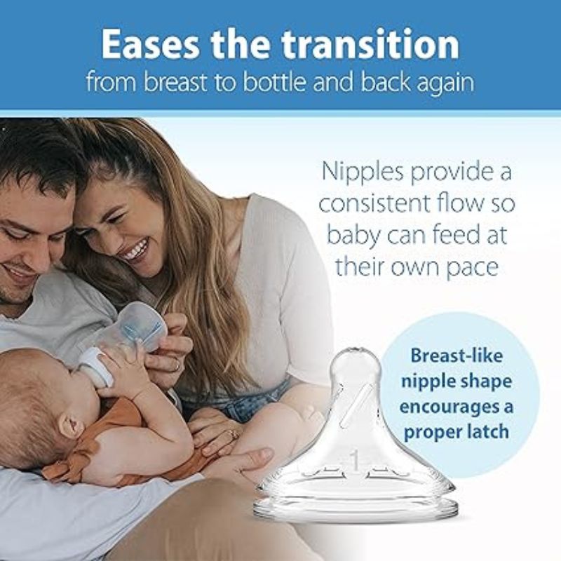 Options+ 5oz Wide-Neck Bottle - 3pk