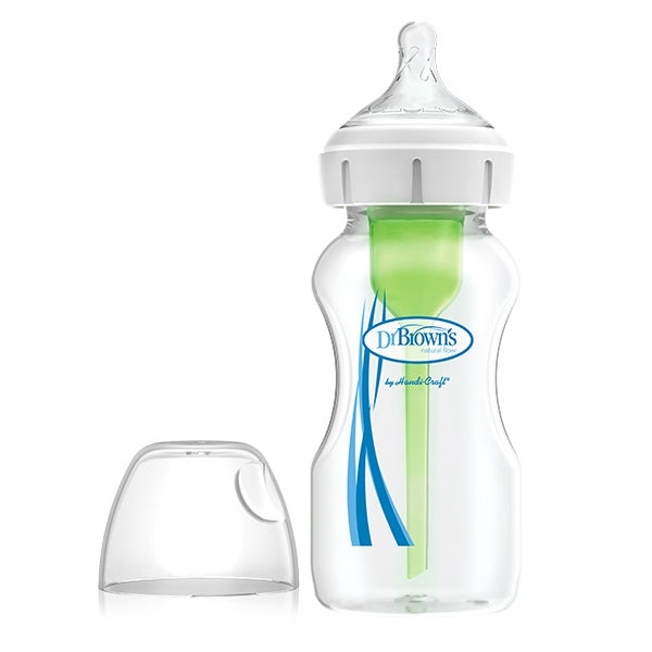 Options+ 9oz Glass Wide-Neck Bottle