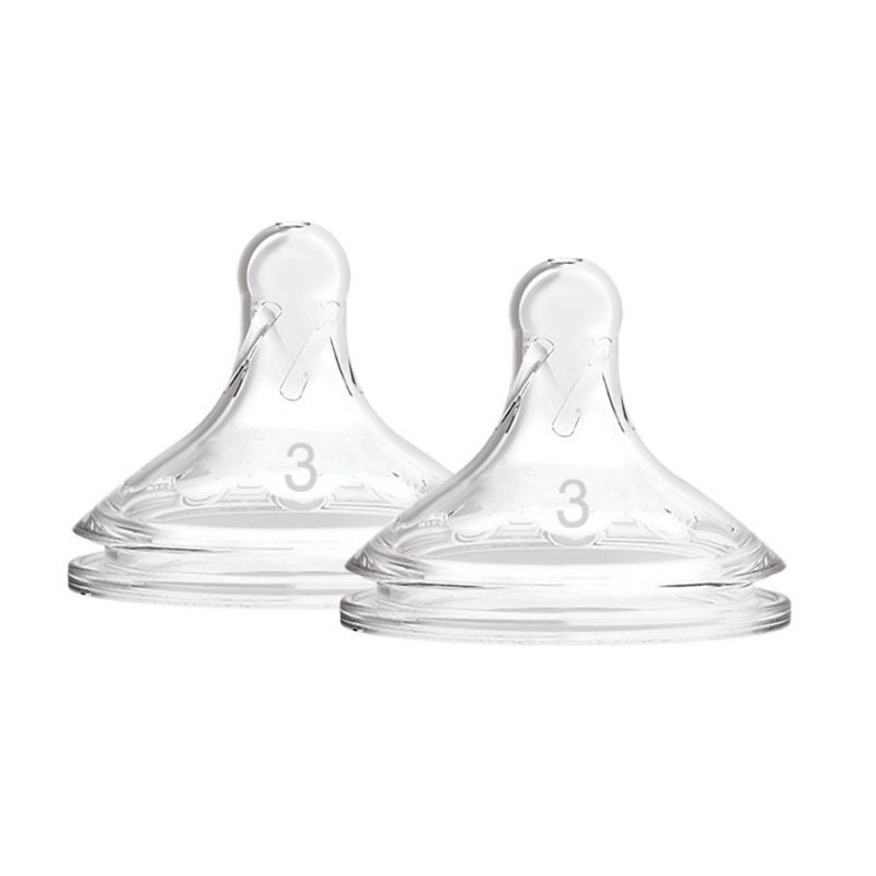 Options+ Wide Neck Nipples - 6 Pack