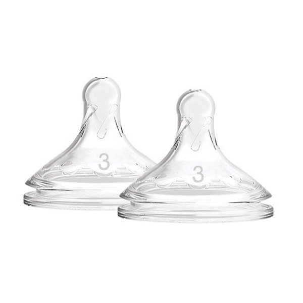Options+ Wide Neck Nipples - 2 Pack
