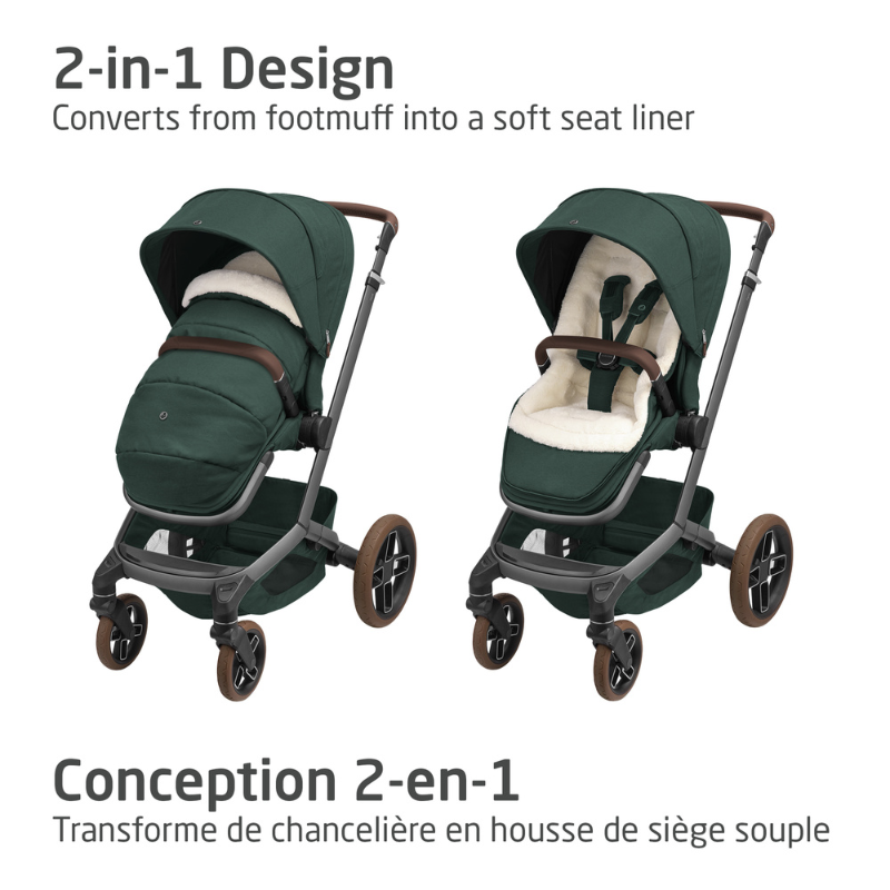 2-in-1 Stroller Footmuff