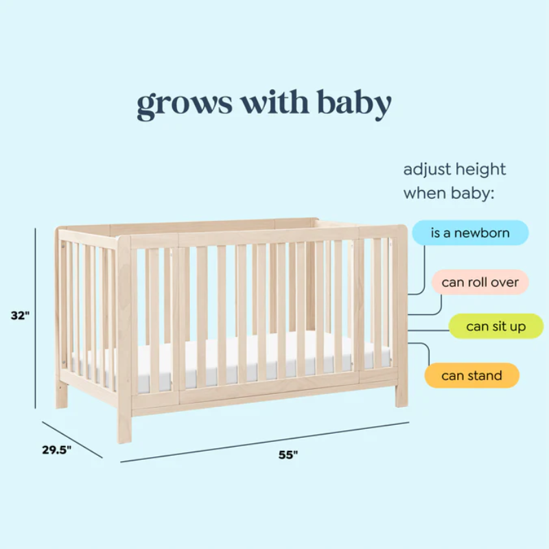 Colby GROW 6-in-1 Convertible Bassinet to Crib