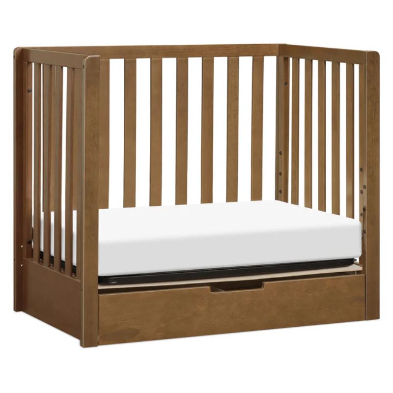 Colby 4-in-1 Convertible Mini Crib with Trundle