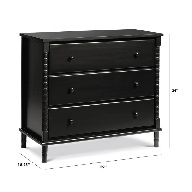 Jenny Lind Spindle 3 Drawer Dresser