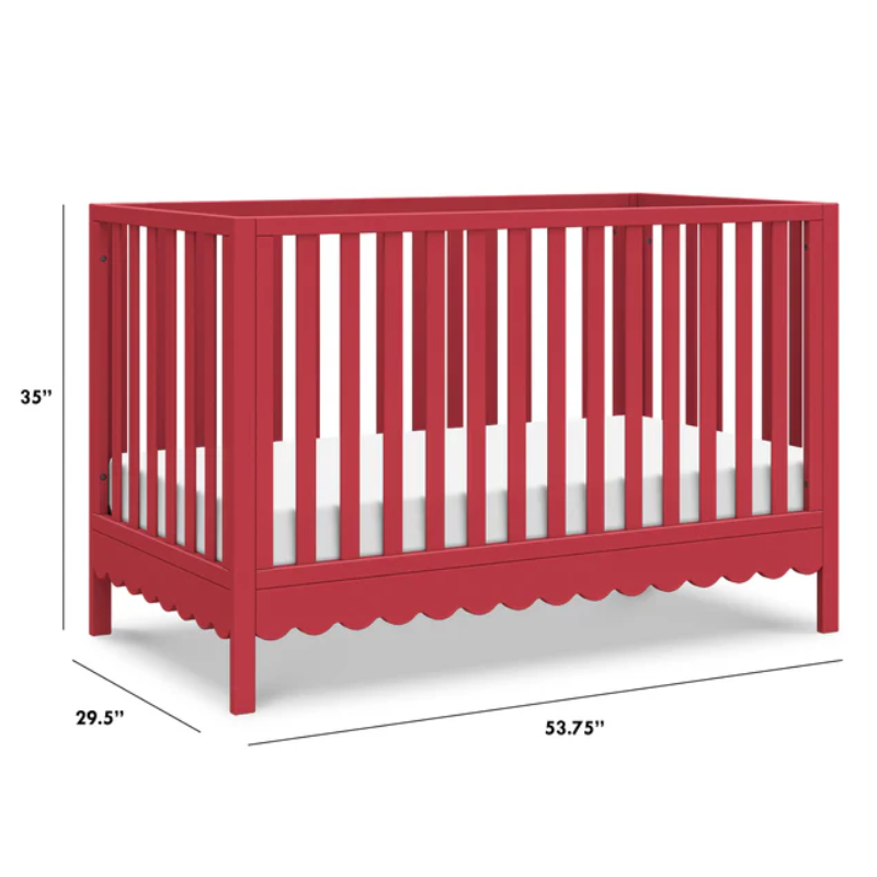 Sammy Scallop 4-in-1 Convertible Crib