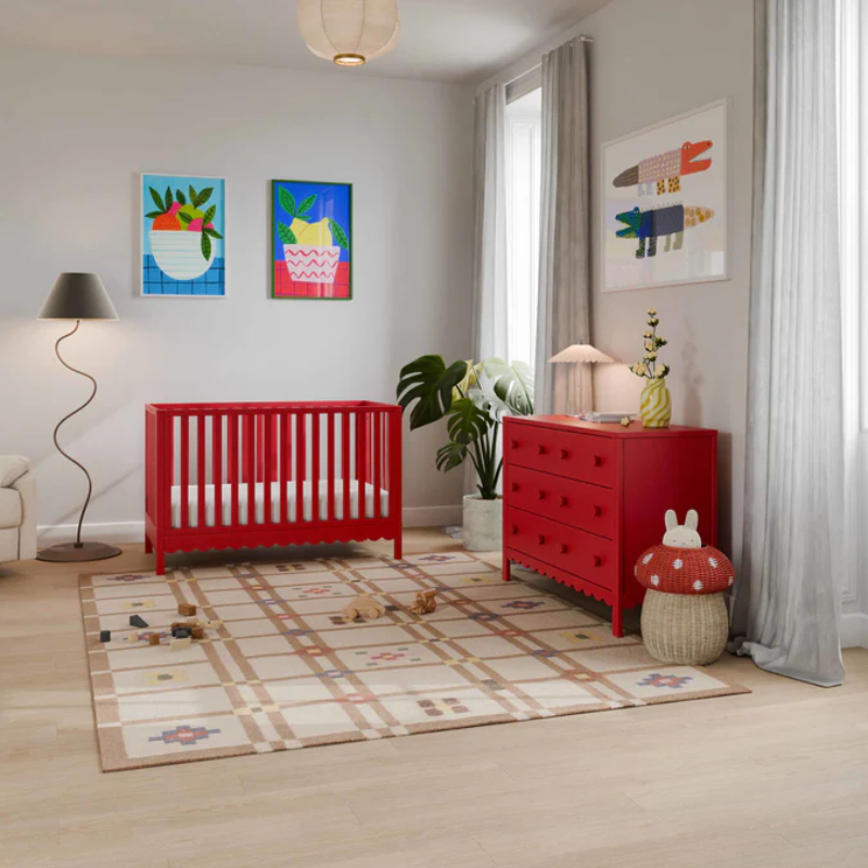 Sammy Scallop 4-in-1 Convertible Crib