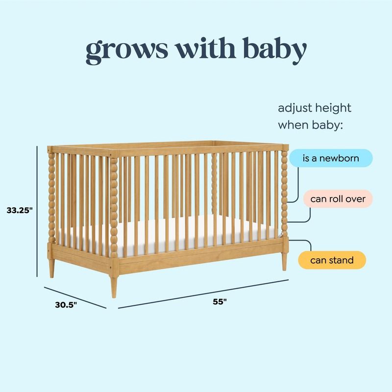 Lainey Bobbins 3-in-1 Convertible Crib