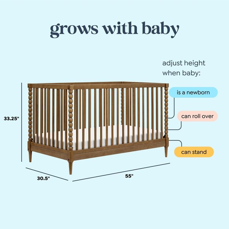 Lainey Bobbins 3-in-1 Convertible Crib