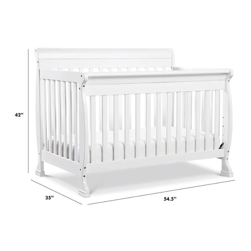 Kalani 4-in-1 Convertible Crib by DaVinci at $399! Shop now at Nestled by Snuggle Bugz for Nursery & Décor.