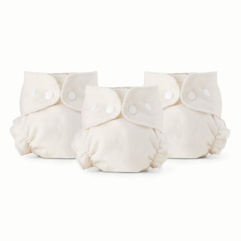 Inner Organic Cotton Fitted Diaper - 3 Pack