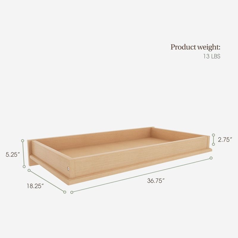 Cove Changing Tray Dresser Topper