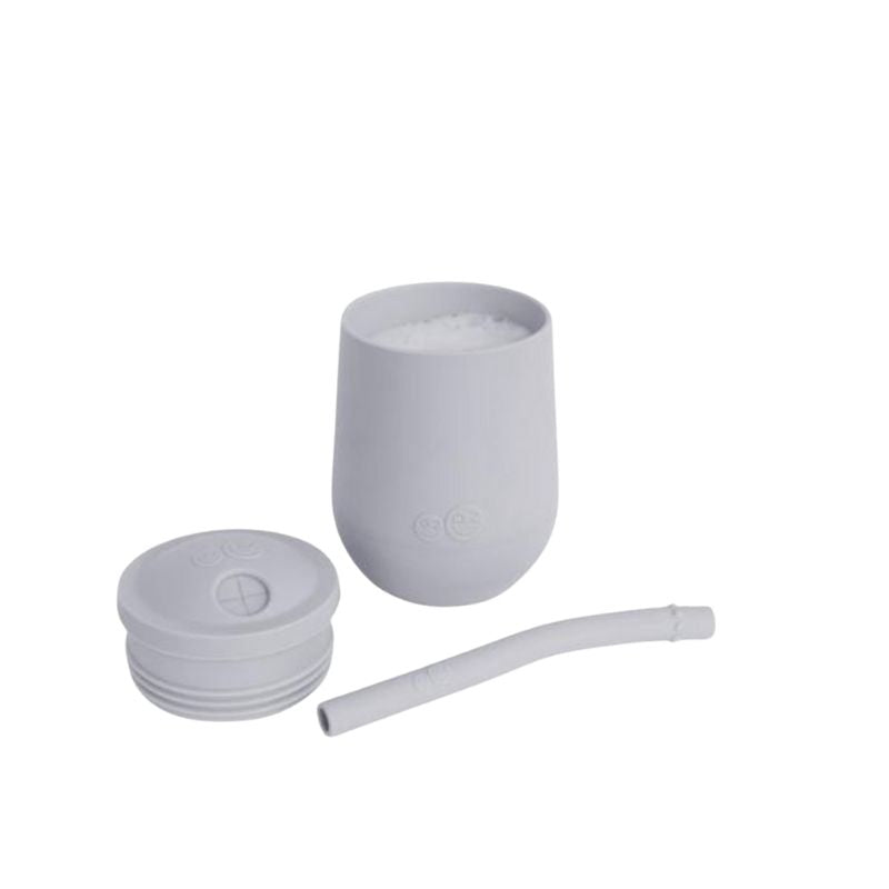 Mini Cup + Straw Pewter
