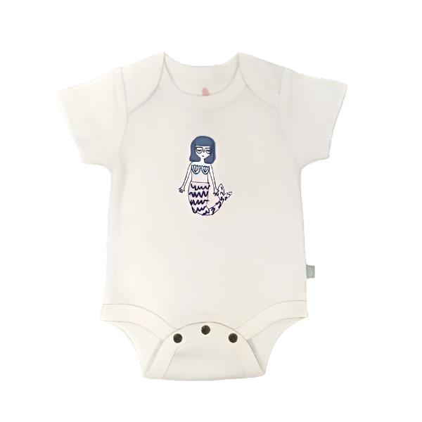 Organic Graphic Bodysuits mermaid