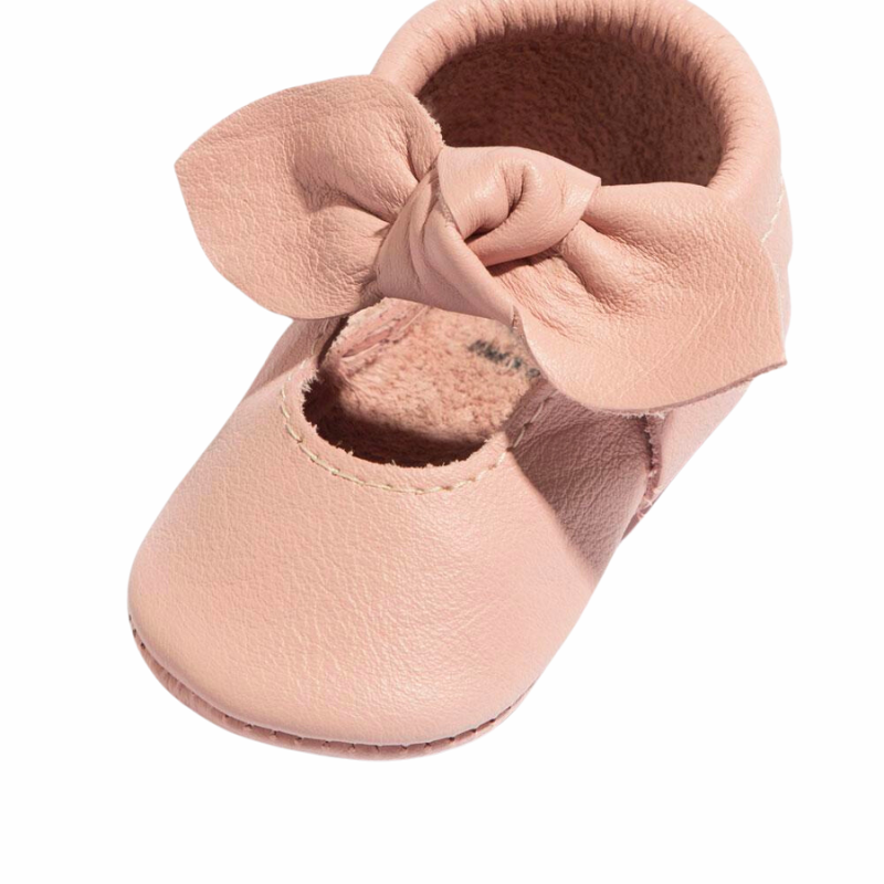 Knotted Bow Moccasins