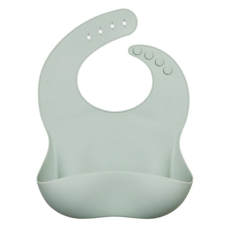 Silicone Food Bibs Sage