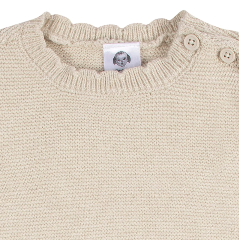 Sweater Knit Footless Romper