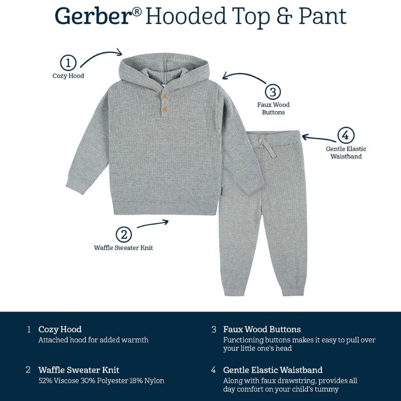 2-Piece Infant and Toddler Sweater Knit Set