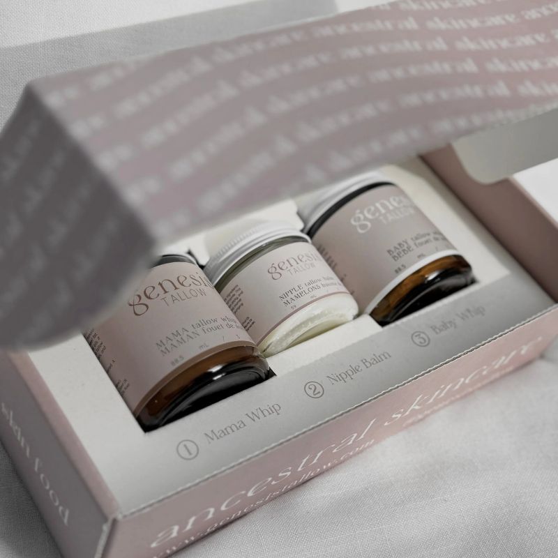 Mama & Babe Tallow Gift Box - Baby + Postpartum Care