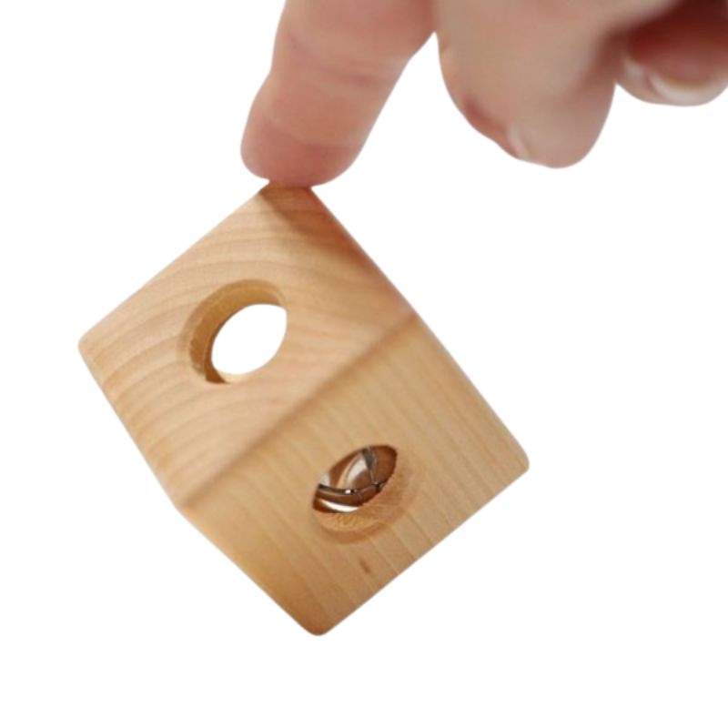 Rattle Cube with Bell