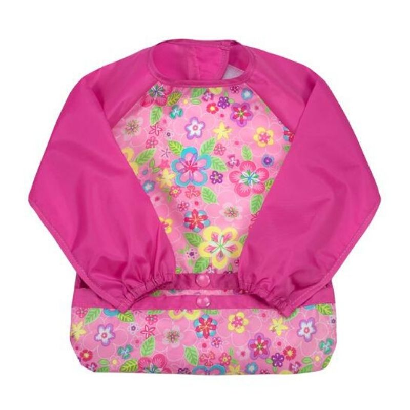 Snap + Go Easy-Wear Long Sleeve Bibs
