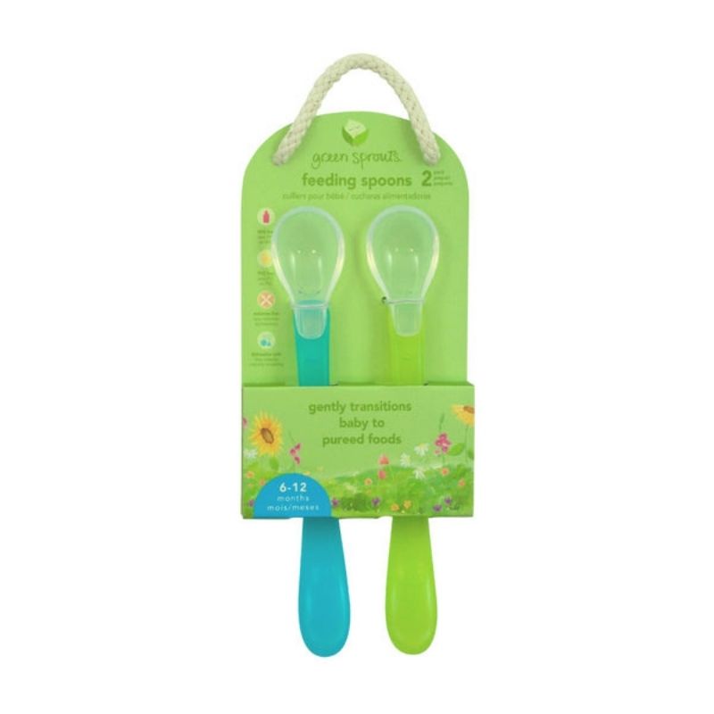 Feeding Spoons - 2 Pack Aqua