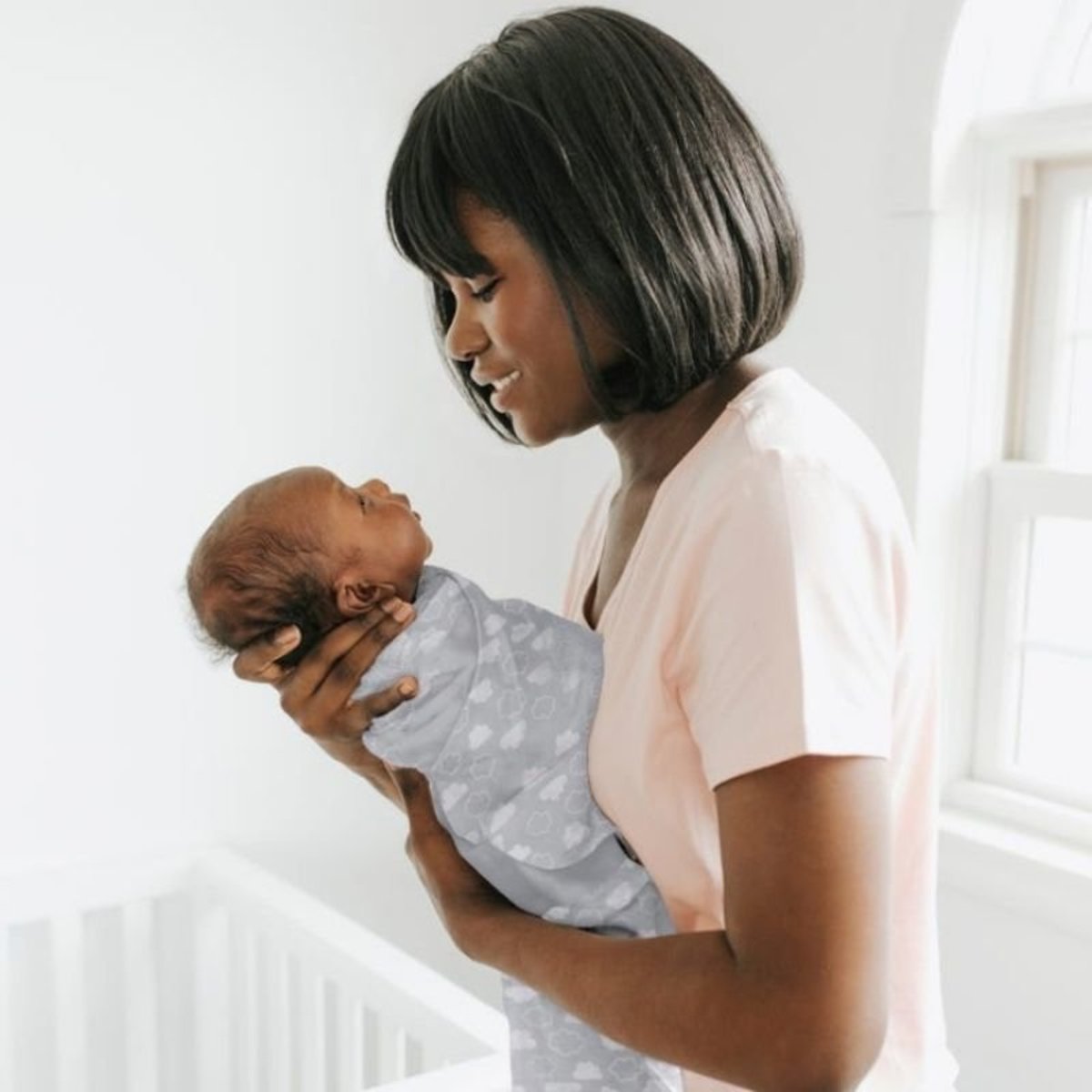 Cotton Swaddle Sleepsack 1.5 Tog Clouds