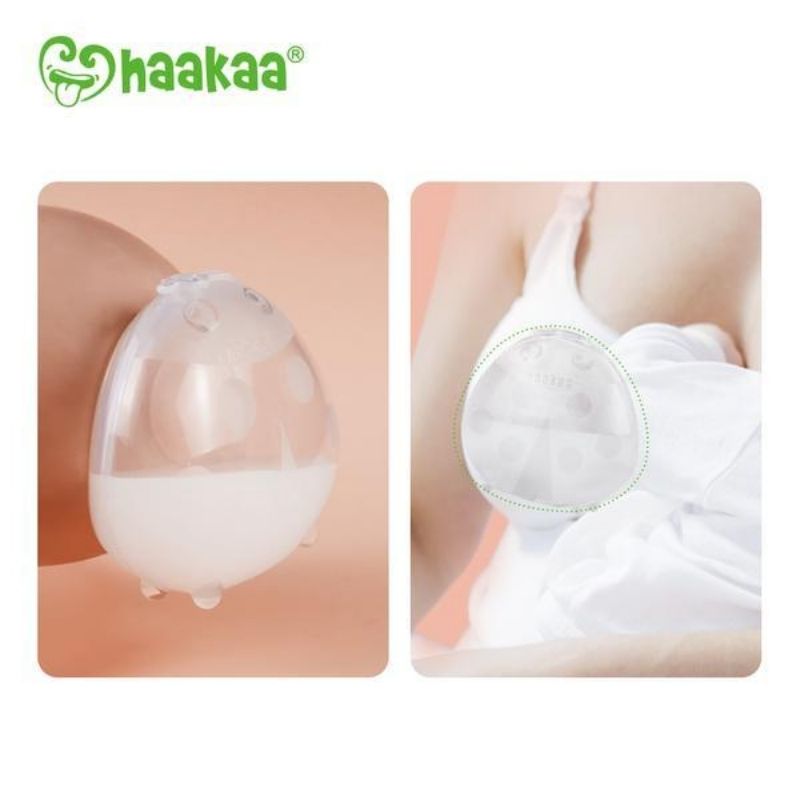 Silicone Milk Collector with Suction