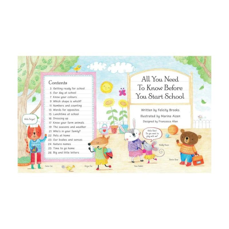 All you need to know before you start school Book