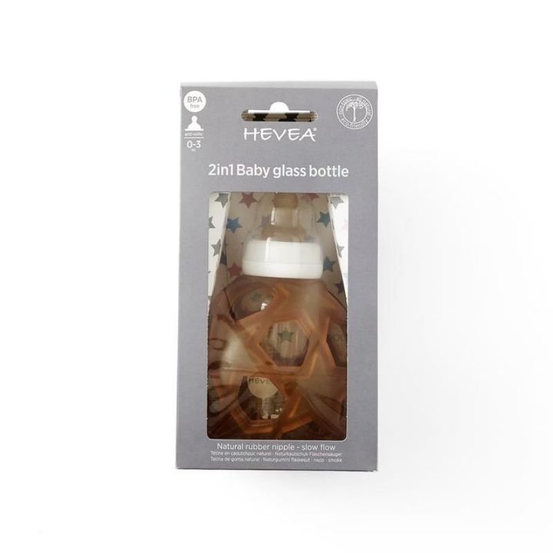 2-in-1 Baby Glass Bottle - Star Ball 