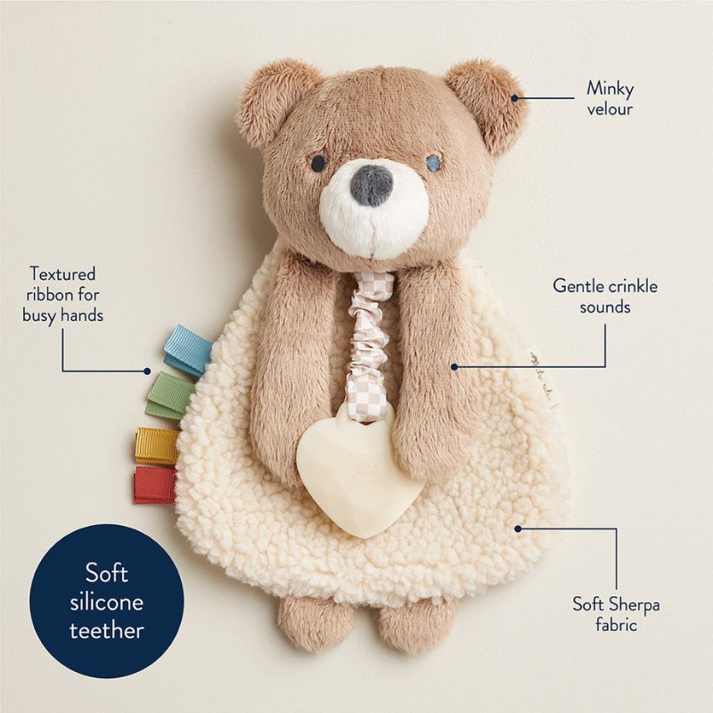 Itzy Lovey Animal Teether Pal