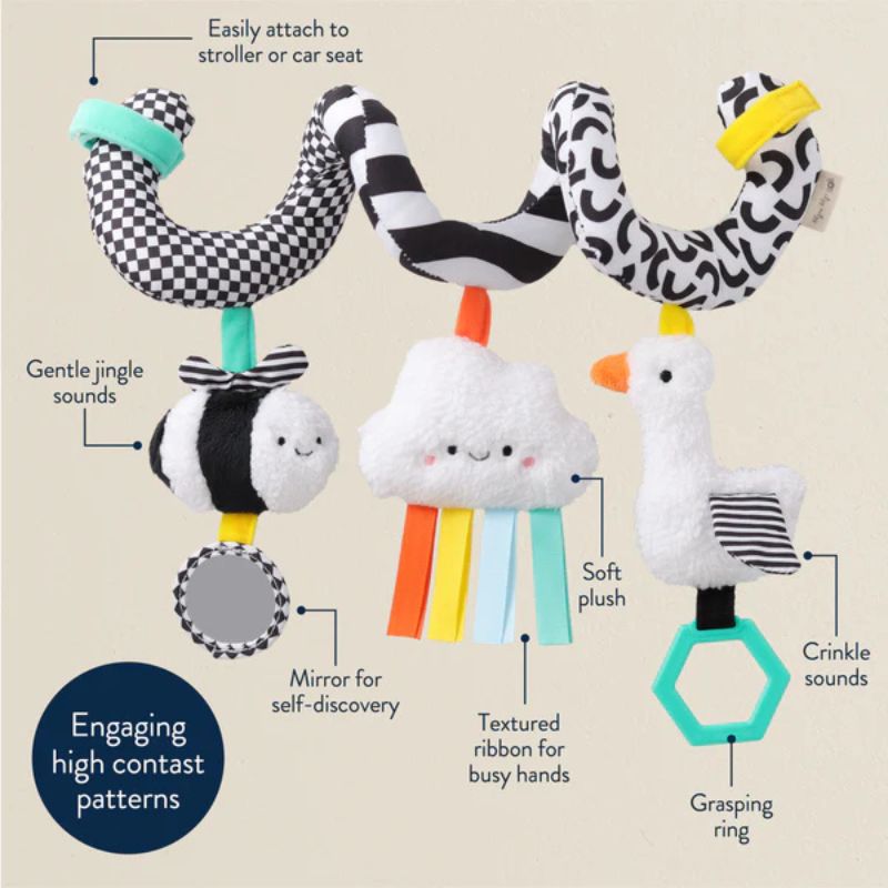 Car Seat Activity Toy - Spiral