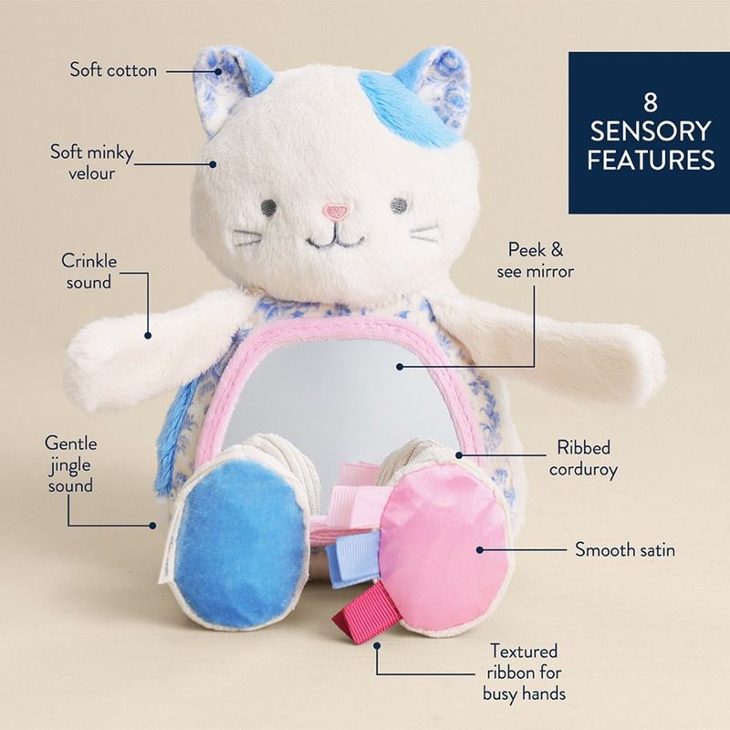 Itzy Bitzy Mirror Sensory Tummy Time Mirror