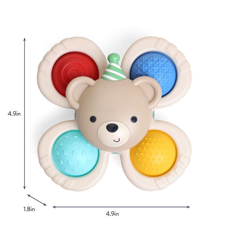 Itzy Pop & Whirl Fidget Spinner Travel & Bath Toy