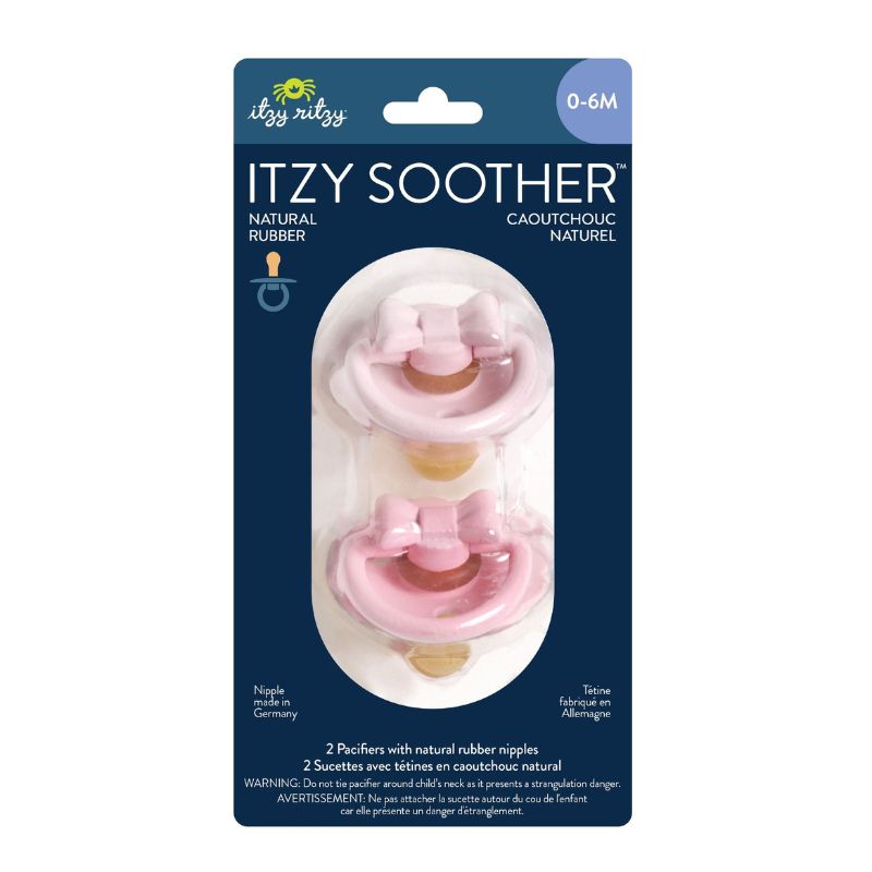 Itzy Soother Natural Rubber Pacifier - 2 Pack