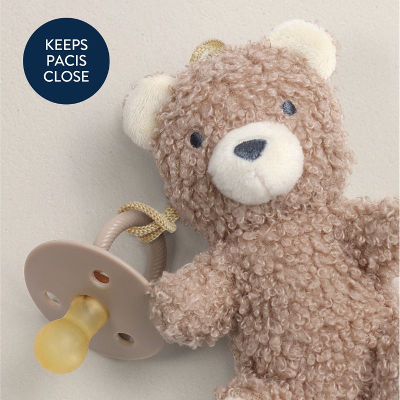 Bitzy Pal Natural Rubber Pacifier & Lovey