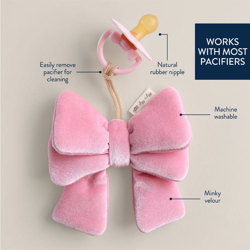 Bitzy Pal Natural Rubber Pacifier & Lovey