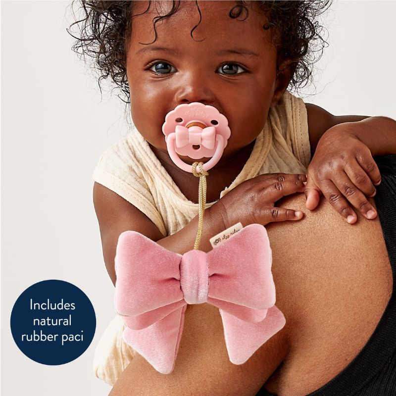 Bitzy Pal Natural Rubber Pacifier & Lovey