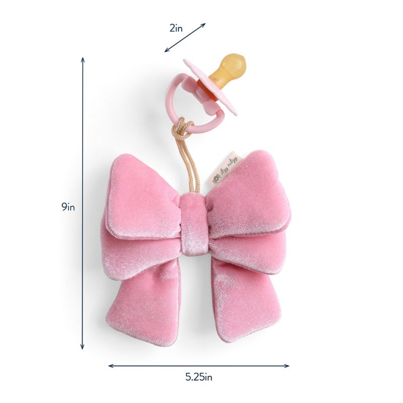 Bitzy Pal Natural Rubber Pacifier & Lovey